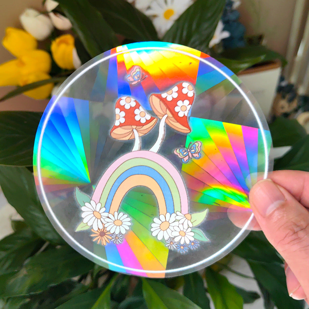 SC001-048 Colorful Suncatcher Rainbow Prism Window Film