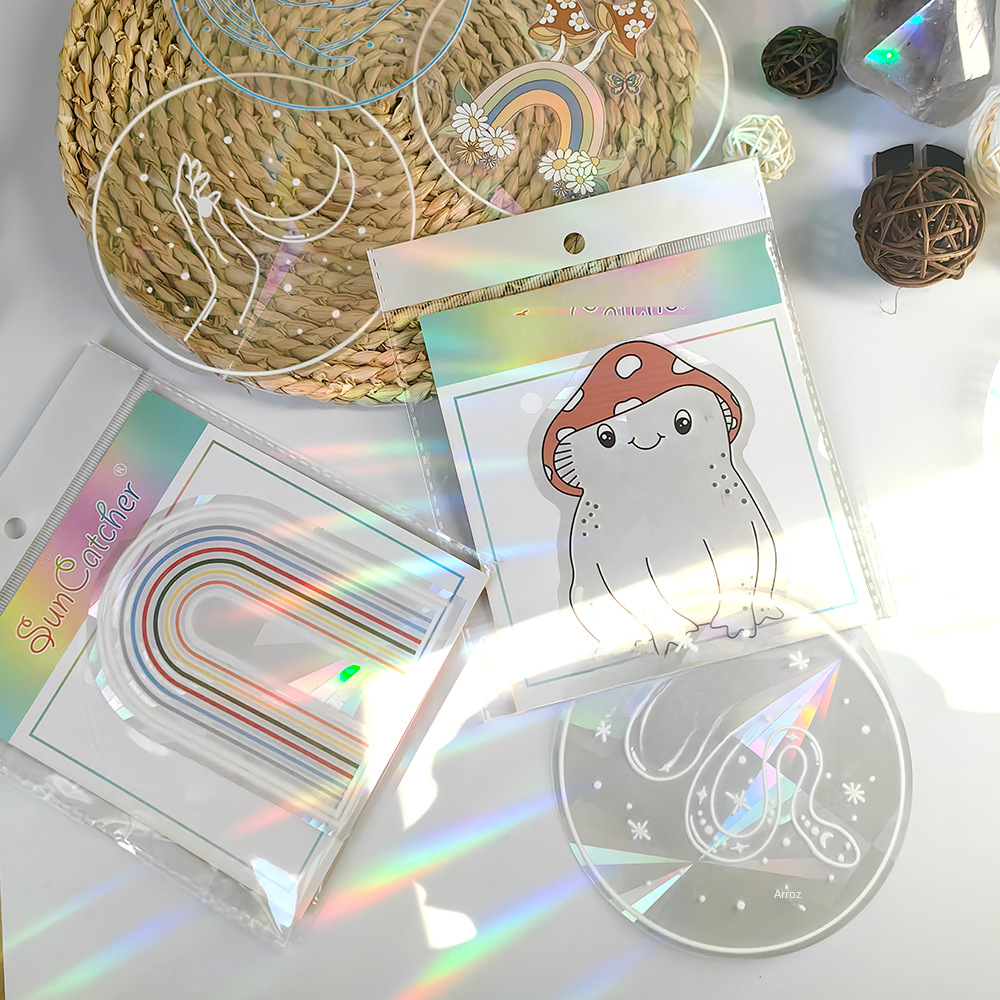 SC001-048 Colorful Suncatcher Rainbow Prism Window Film