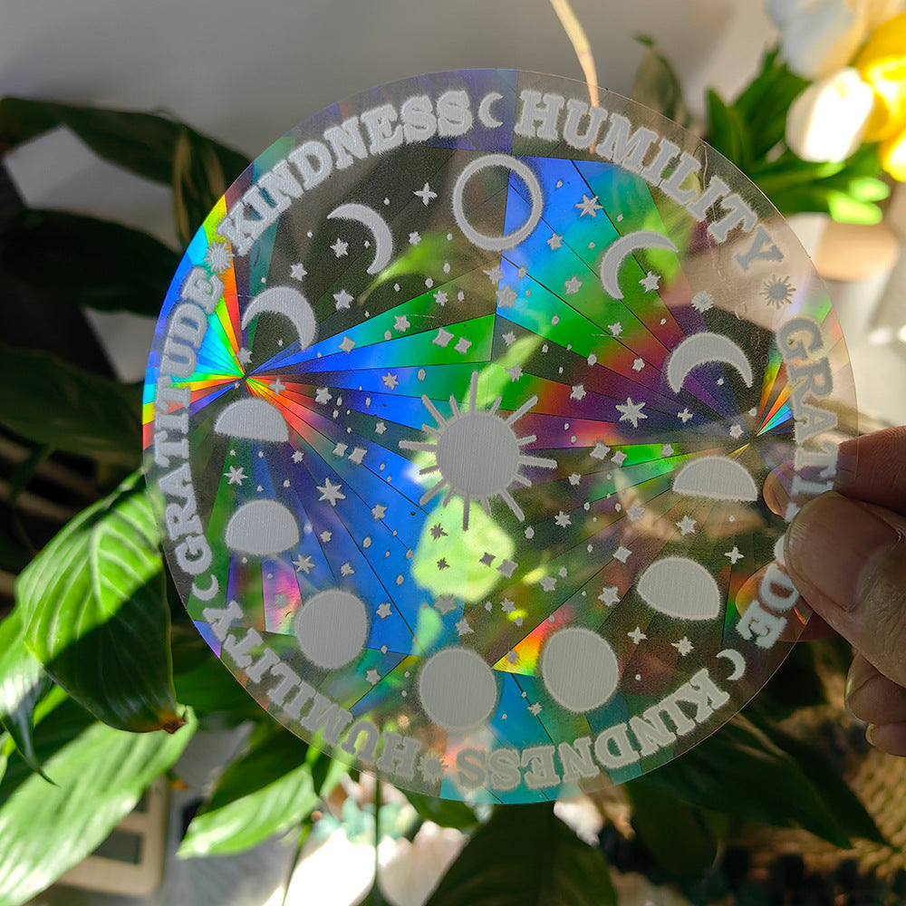 SC001-048 Colorful Suncatcher Rainbow Prism Window Film