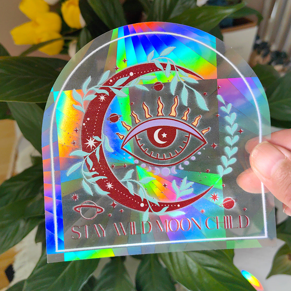 SC001-048 Colorful Suncatcher Rainbow Prism Window Film