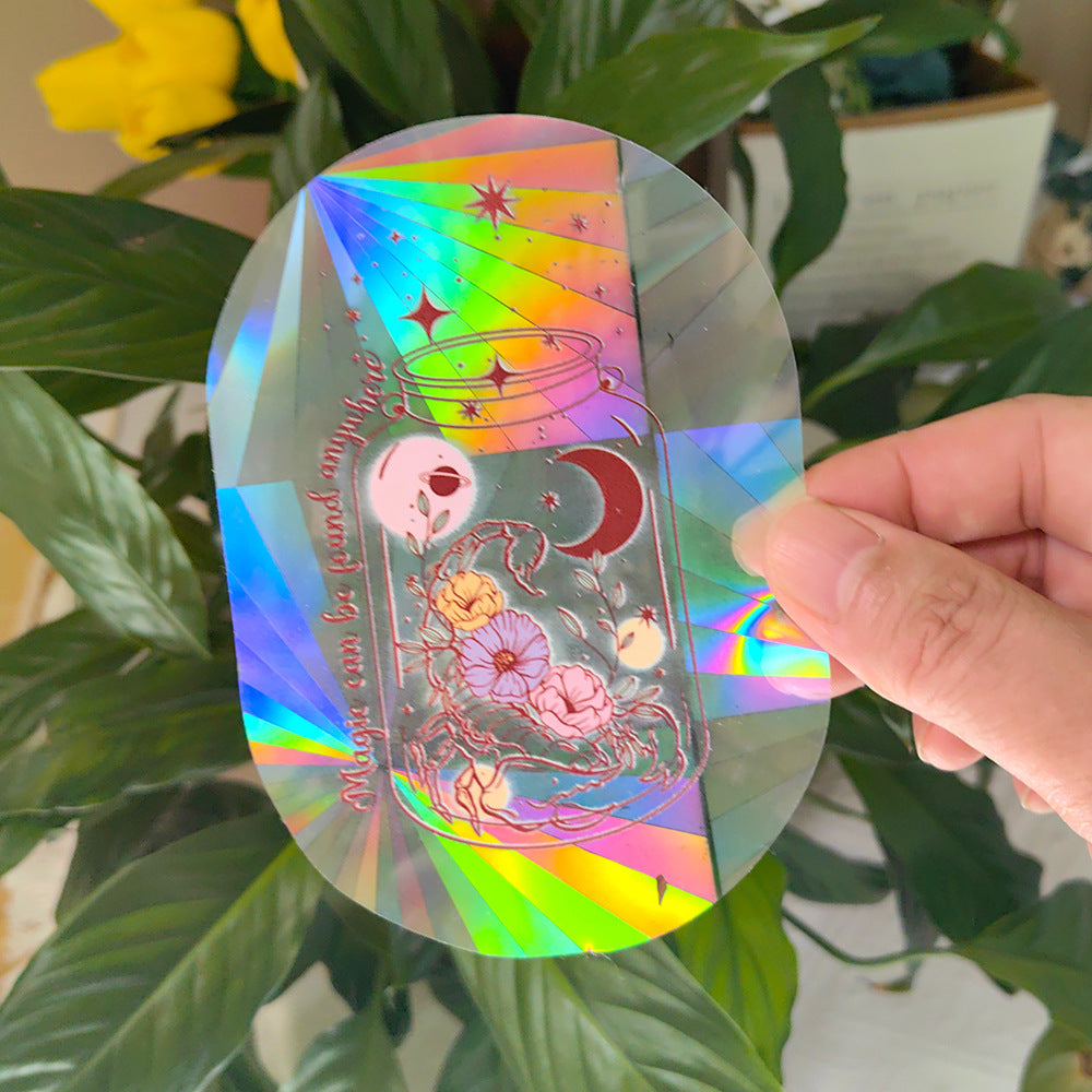 SC001-048 Colorful Suncatcher Rainbow Prism Window Film