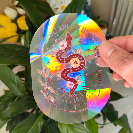 SC001-048 Colorful Suncatcher Rainbow Prism Window Film