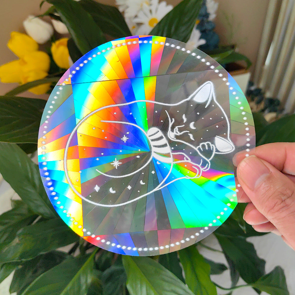SC001-048 Colorful Suncatcher Rainbow Prism Window Film