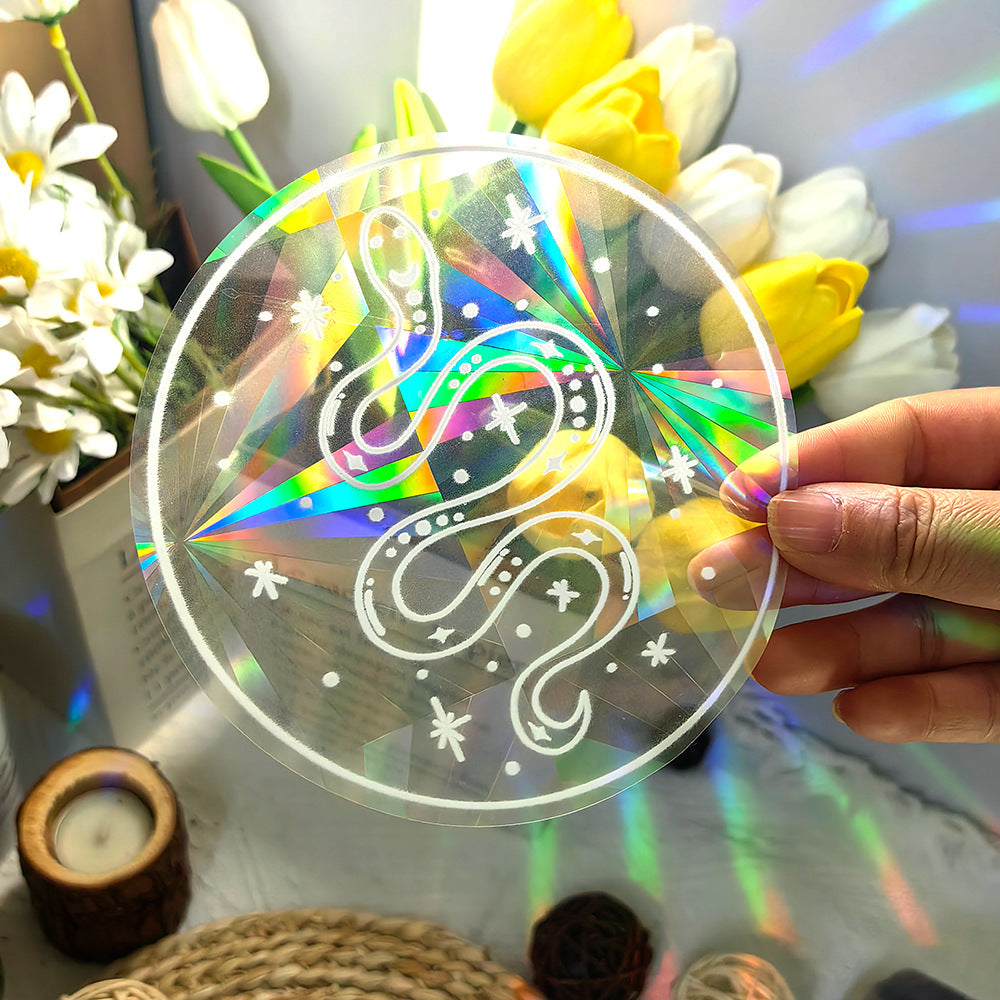 SC001-048 Colorful Suncatcher Rainbow Prism Window Film