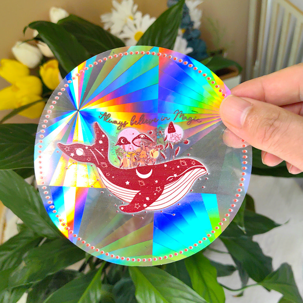 SC001-048 Colorful Suncatcher Rainbow Prism Window Film