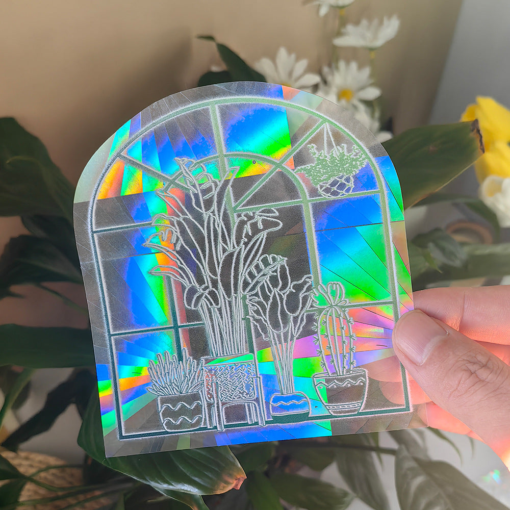 SC001-048 Colorful Suncatcher Rainbow Prism Window Film