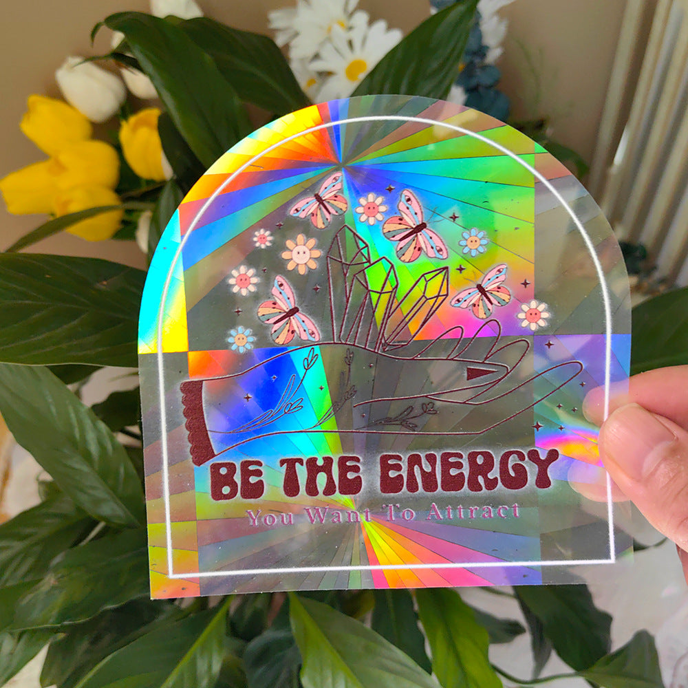 SC001-048 Colorful Suncatcher Rainbow Prism Window Film