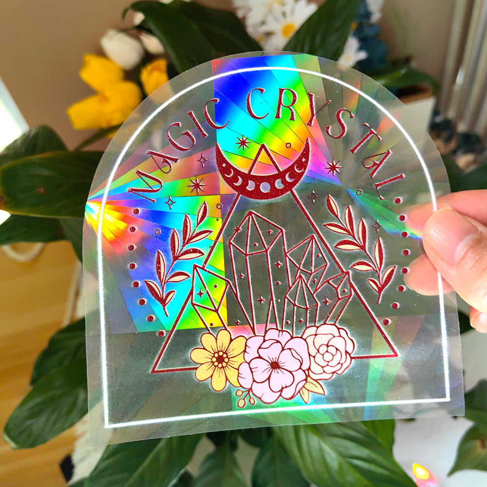 SC001-048 Colorful Suncatcher Rainbow Prism Window Film