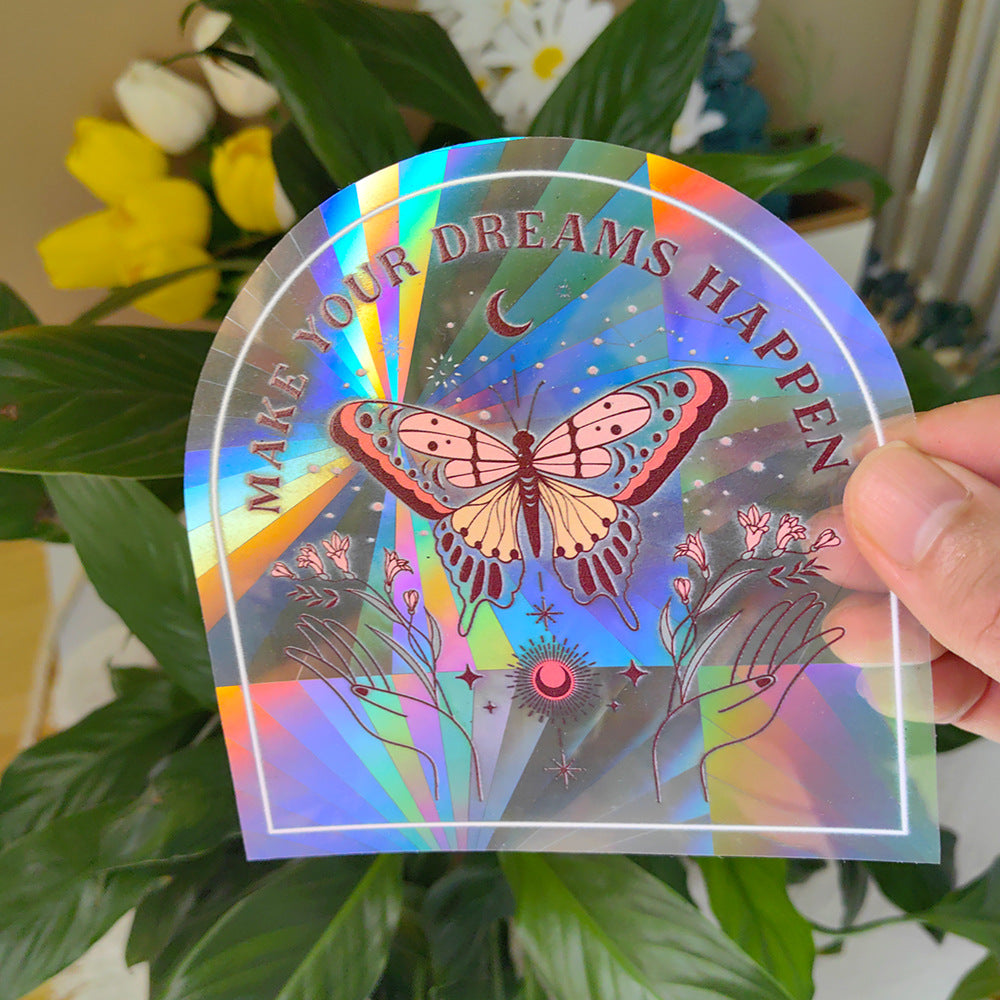 SC001-048 Colorful Suncatcher Rainbow Prism Window Film
