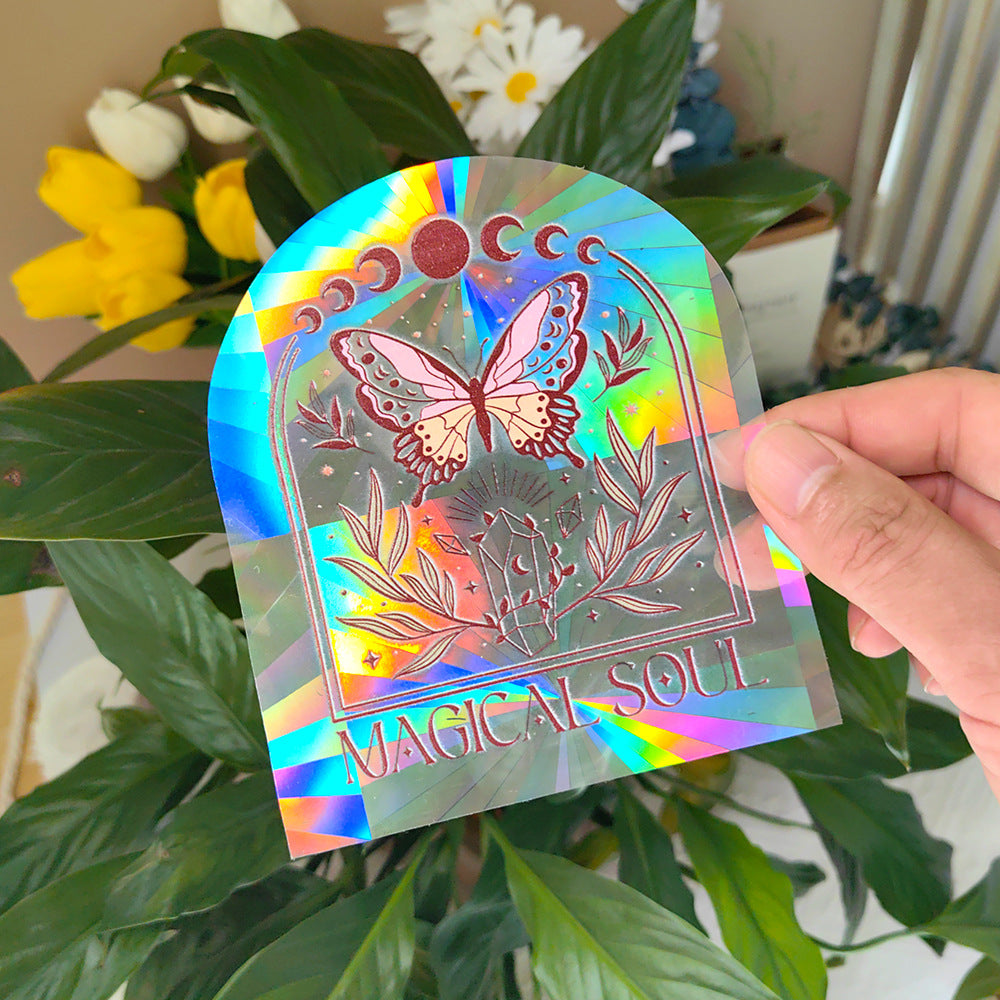 SC001-048 Colorful Suncatcher Rainbow Prism Window Film