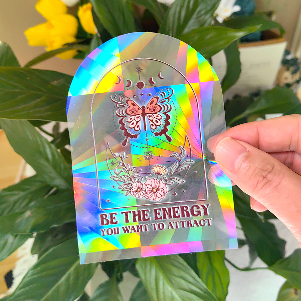 SC001-048 Colorful Suncatcher Rainbow Prism Window Film
